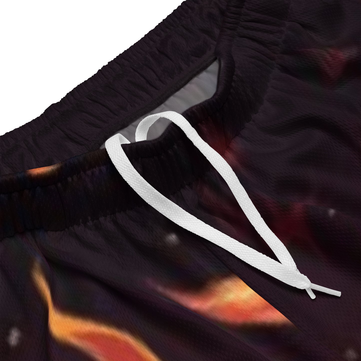 Burning Train Unisex Mesh Shorts