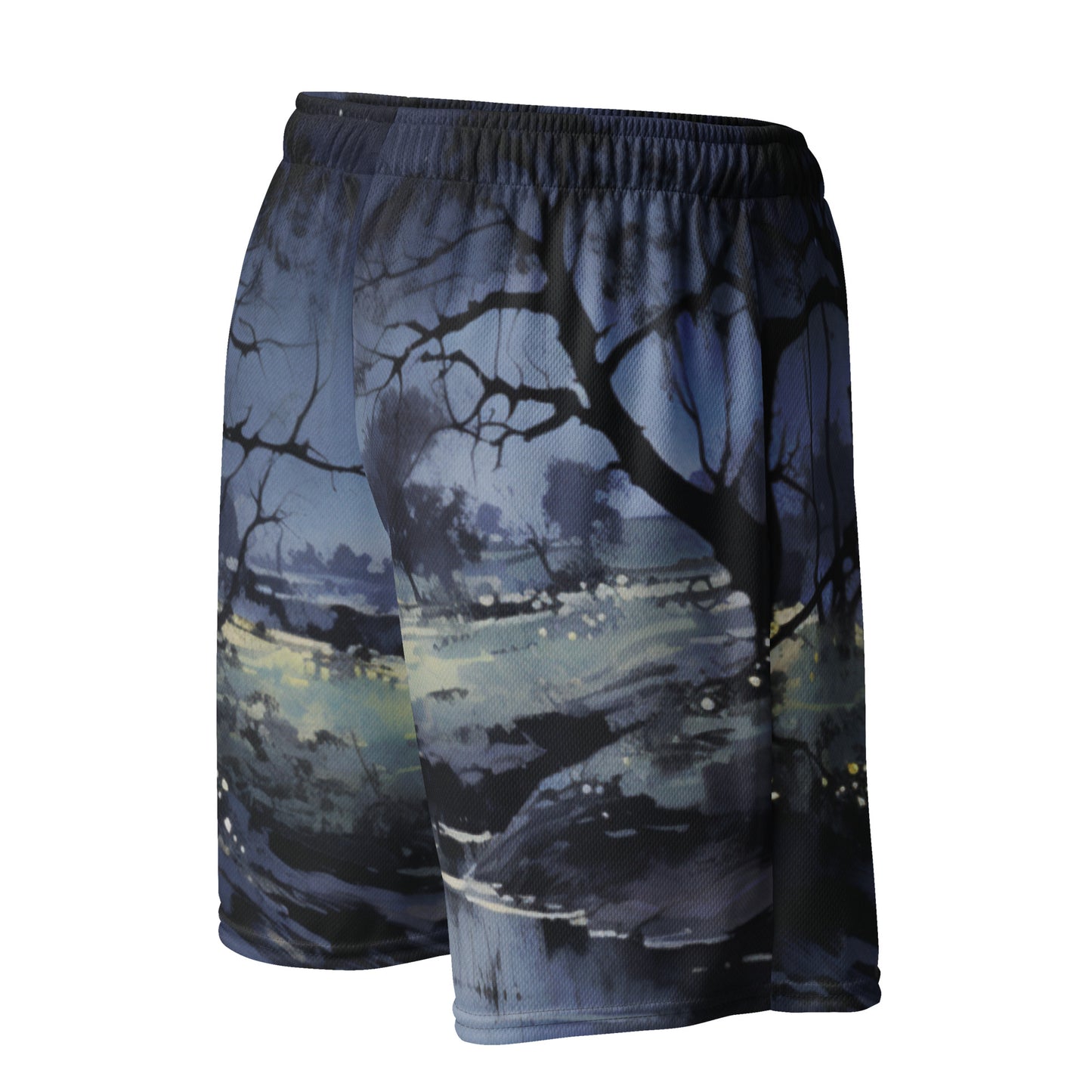 Dark Woods Unisex-Mesh-Shorts