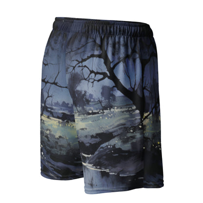 Dark Woods Unisex Mesh Shorts