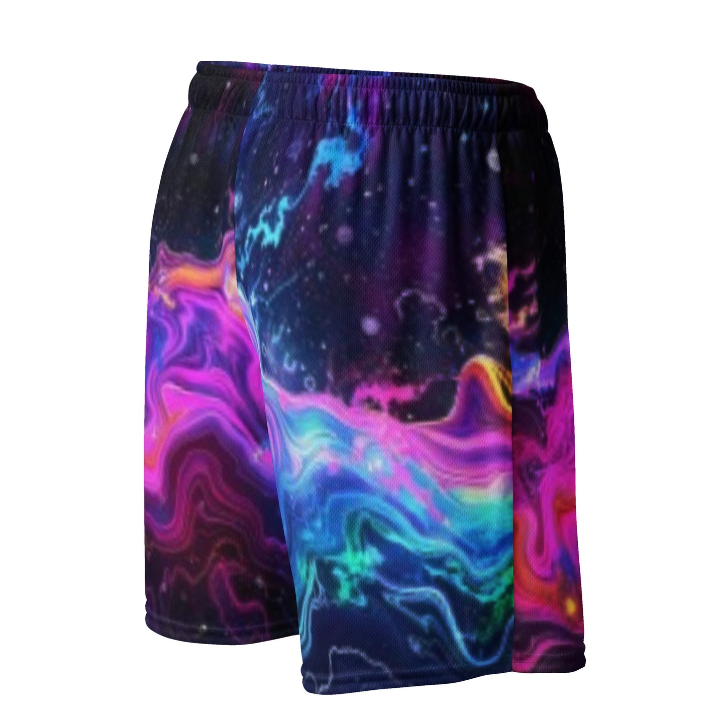 Cyber Splash Unisex Mesh Shorts