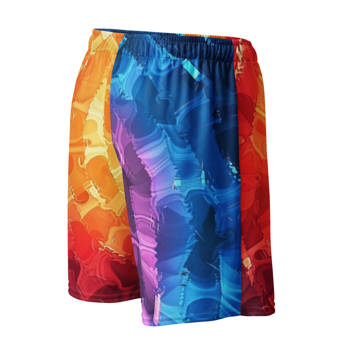 Vivid Flow Unisex Mesh Shorts