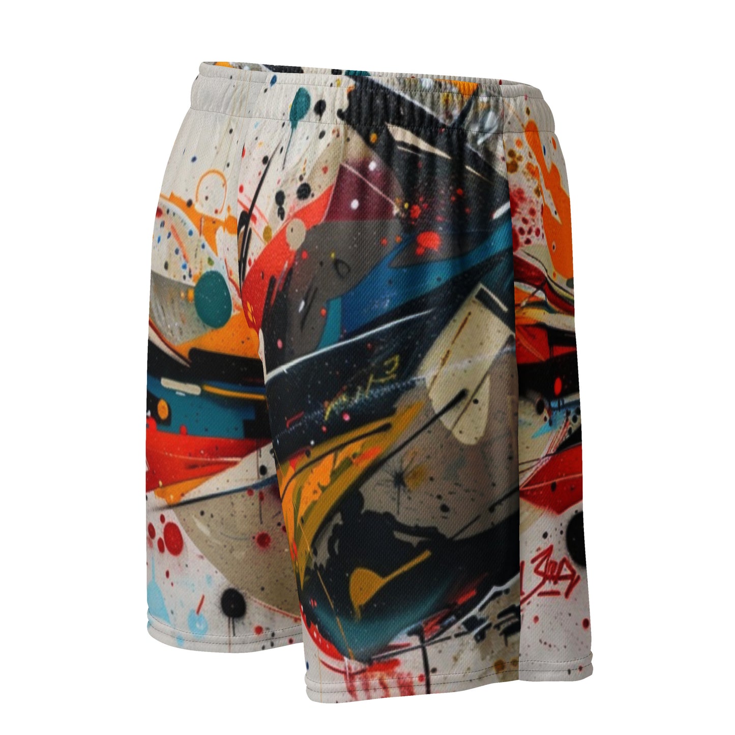 Metro Graffiti Unisex Mesh Shorts