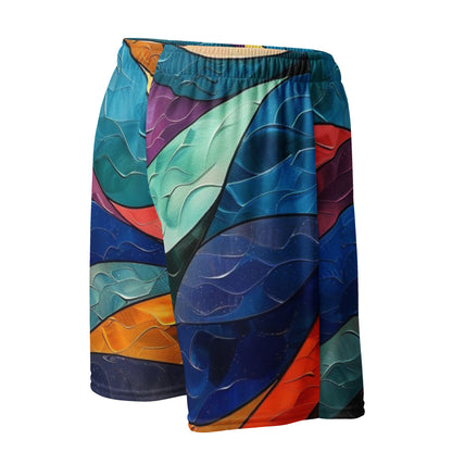 Radiant Waves – Unisex-Mesh-Shorts