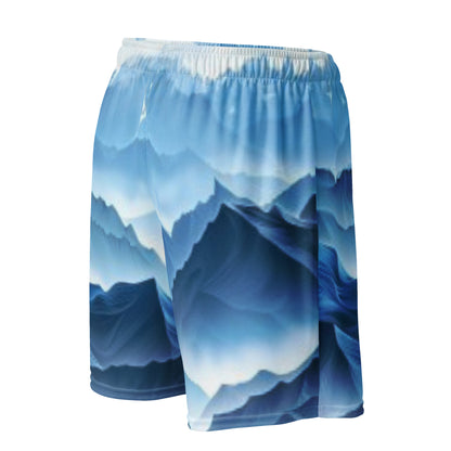 Swiss Alps Unisex Mesh Shorts