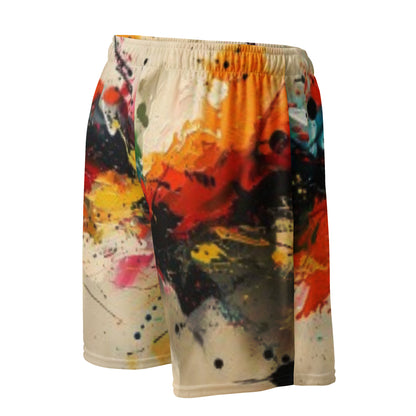 Abstrakte Burst Unisex Mesh Shorts