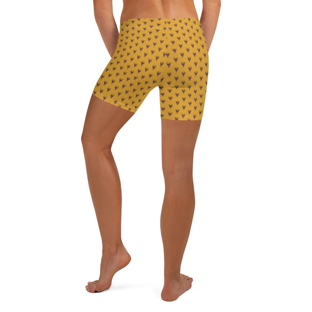 Mustard Splash Booty Shorts