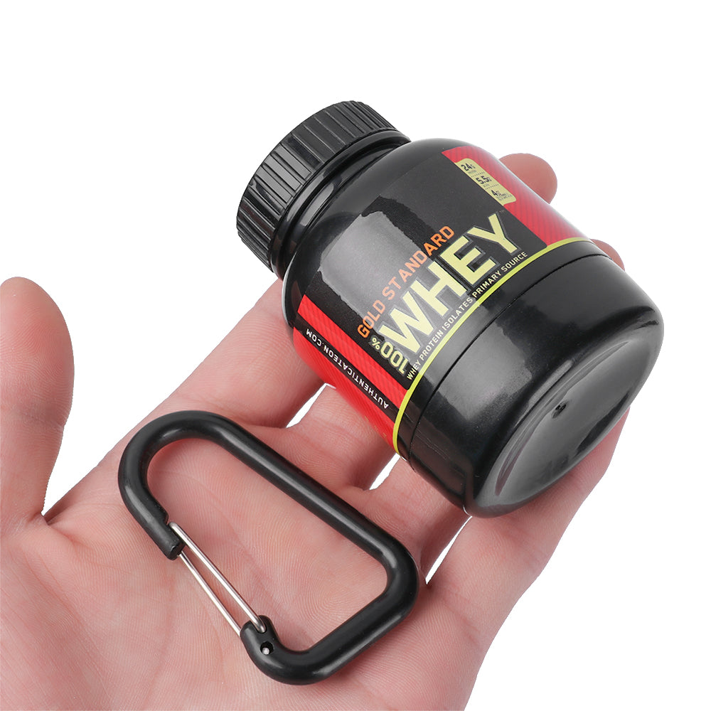 Keychain Supplement Holder Pack of 2 1 Protein Holder and 1 Pre-workout  Holder single and Double Scoop Perfect for Gym Goers 