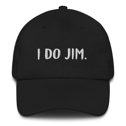 Pump up your style with our I DO JIM Gym Hat – because your workout deserves a touch of playful pizzazz! 🏋️‍♂️🌟