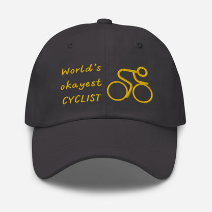 World's Okayest Cyclist Hat