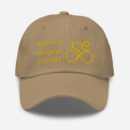 World's Okayest Cyclist Hat