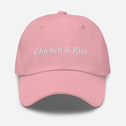 Sombrero de papá con arroz y pollo
