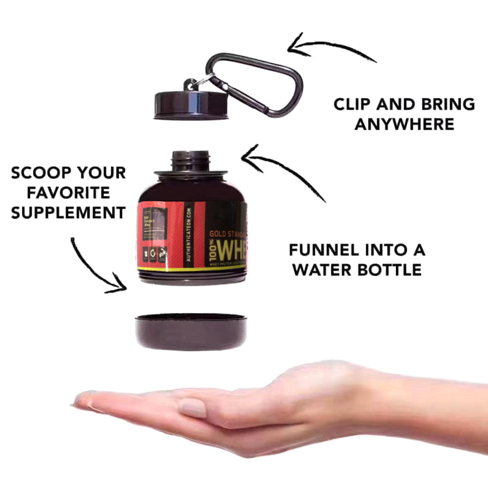 Protein Powder Keychain ProSupps Mini Whey Protein Keychain (Single Scoop Size) – Cool Gym Stuff