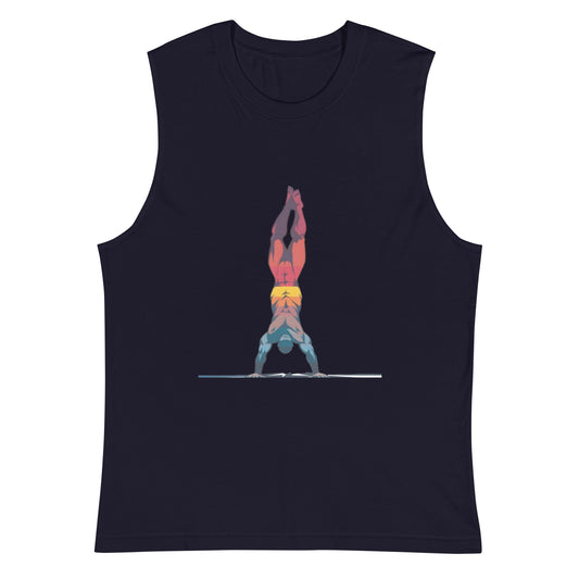 Upside Down, No Limits Muscle Tank Top