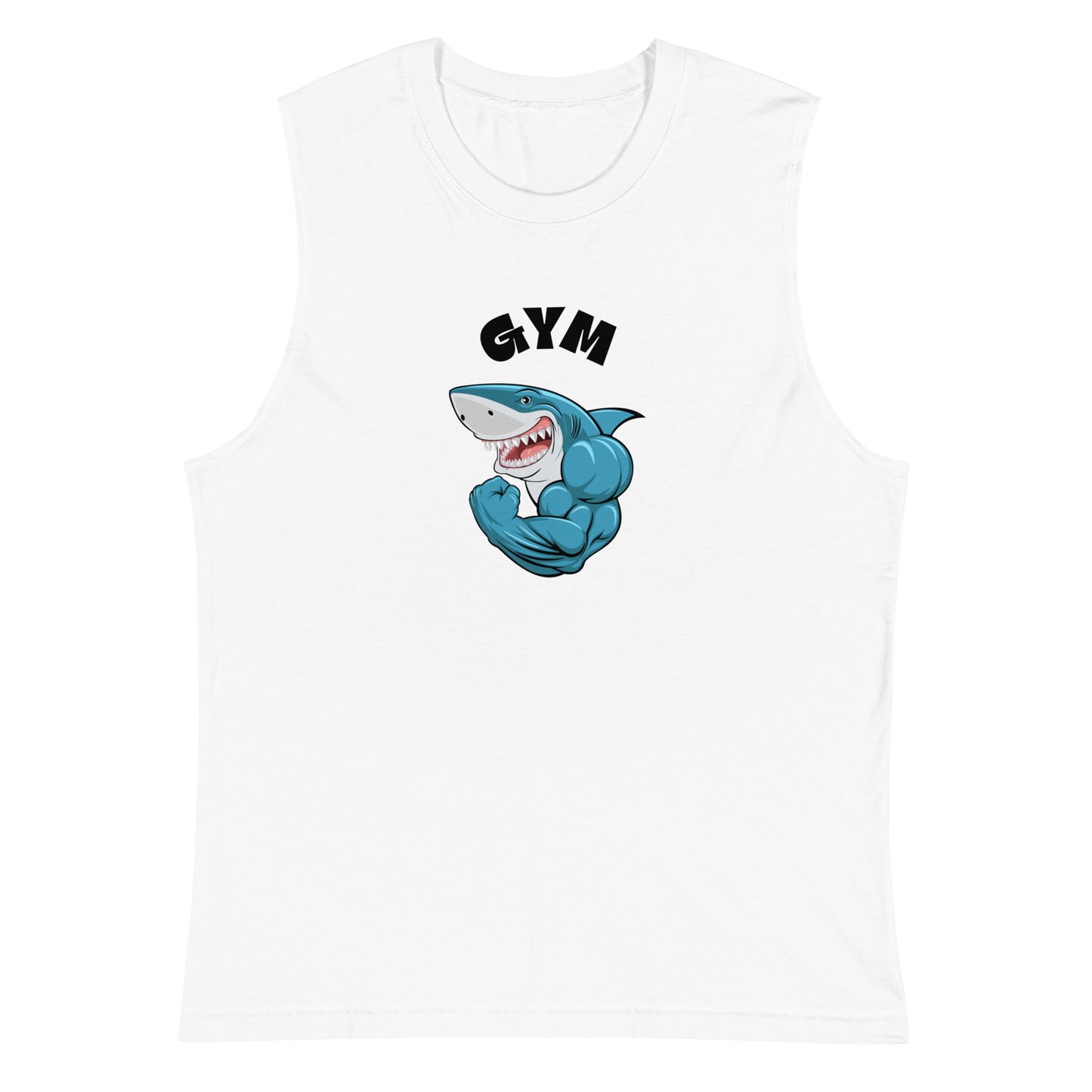 GYM Muscular Shark Muscle Tank-Top