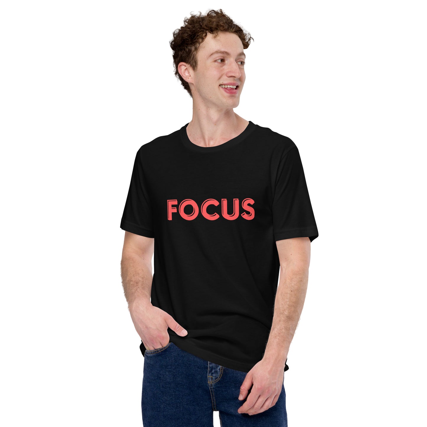 FOCUS T-Shirt | Motivierendes Gym-T-Shirt