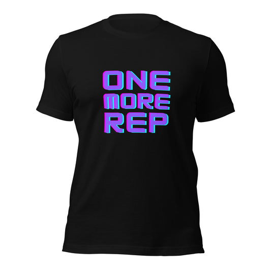 T-Shirt mit Aufdruck „ONE MORE REP“