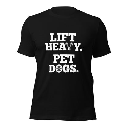 LIFT SCHWERE HAUSTIER HUNDE T-shirt