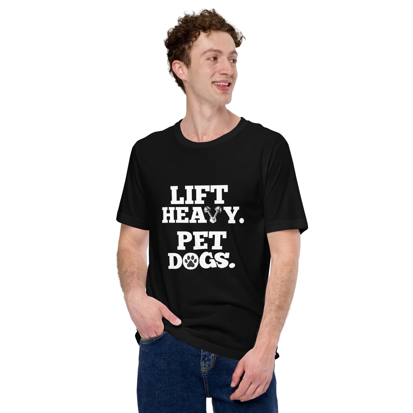 Camiseta LEVANTAR PERROS MASCOTAS PESADOS