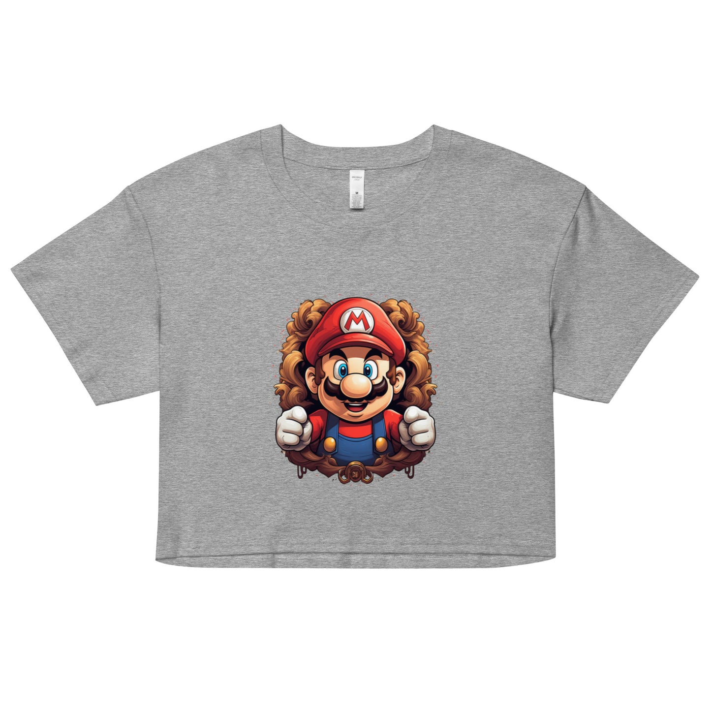 Top corto de mujer Super Mario