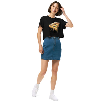 MELTING PIZZA Women’s Crop Top