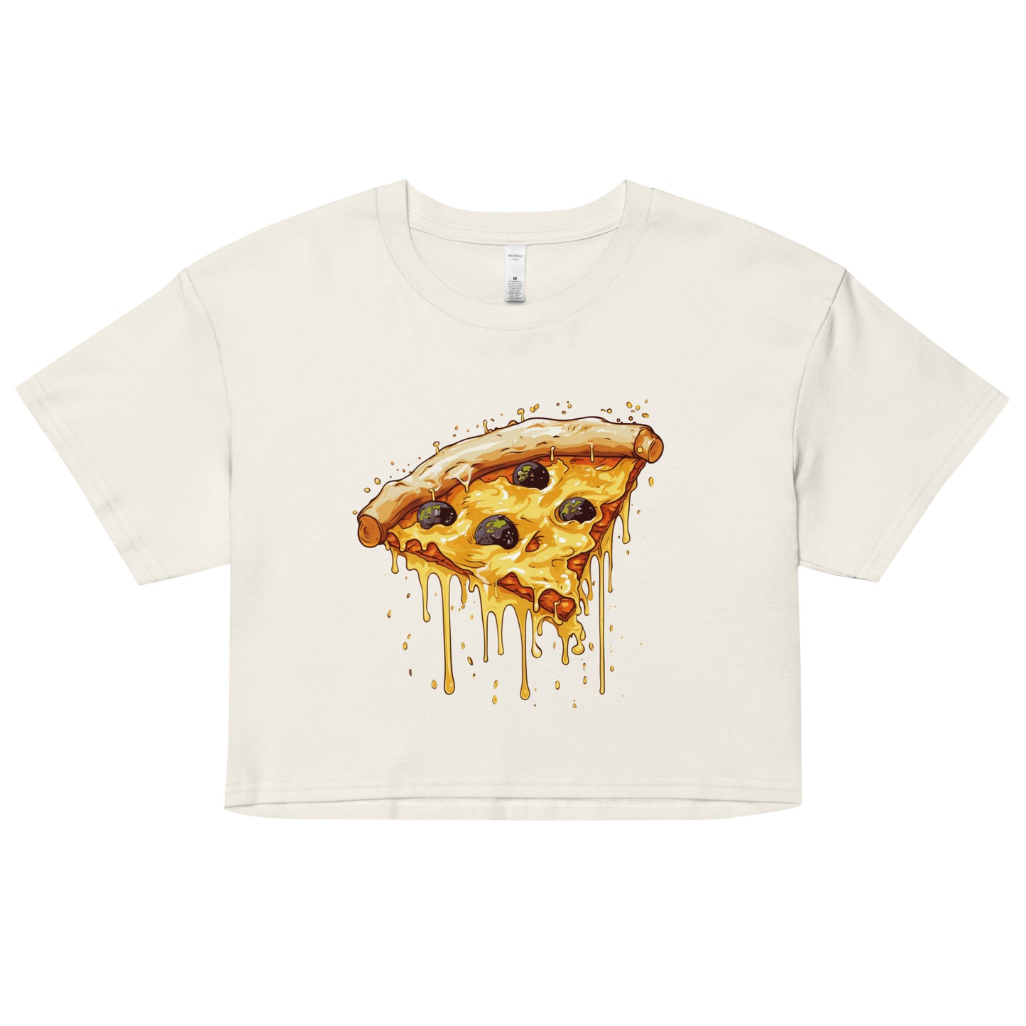 MELTING PIZZA Damen Crop Top