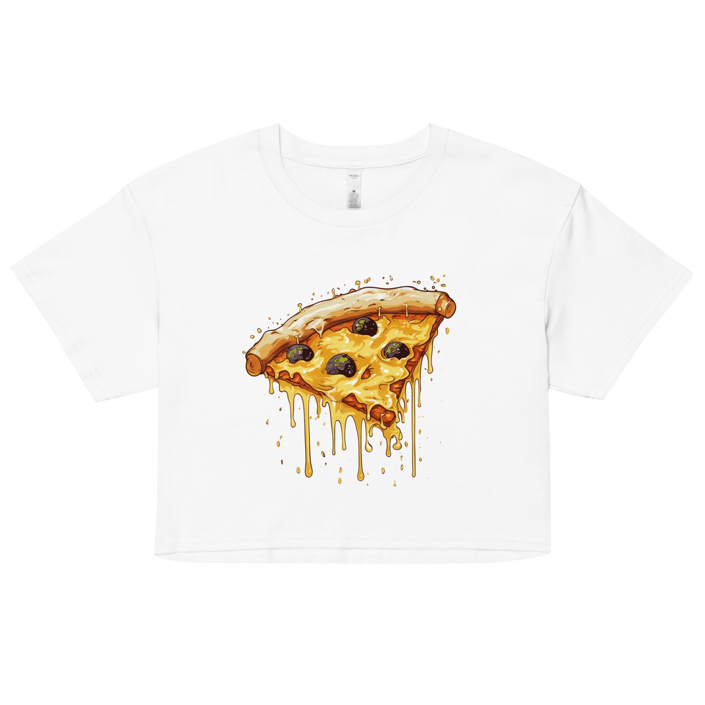 MELTING PIZZA Damen Crop Top